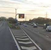 The incident happened on the M1 northbound towards Leeds at about 8.25pm last night. Picture: Google
