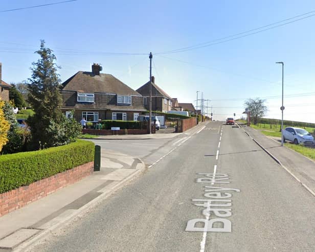 Temporary traffic lights have been installed on Batley Road, starting at the junction of Woollin Avenue. Picture: Google