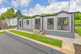 A brand-new modern park home in a quiet caravan park is on the market.