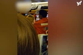 Passenger stretched off flight after extreme turbulence.
