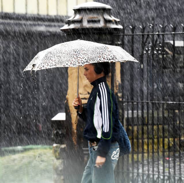 Leeds in the rain. Photo: Simon Hulme.