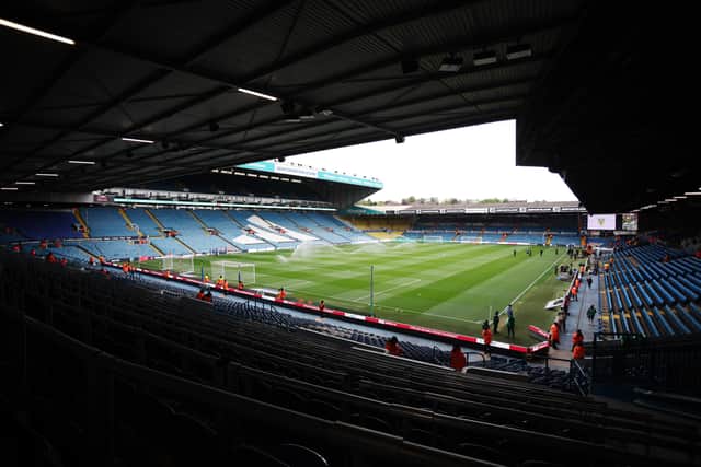 Inside Leeds United’s Elland Road.