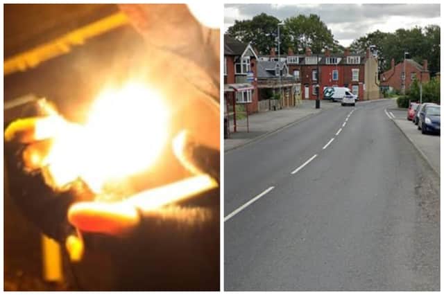 Guilliatt set fire to the woman's car on Ivy Street in a revenge attack. (pics by SWNS / Google Maps)