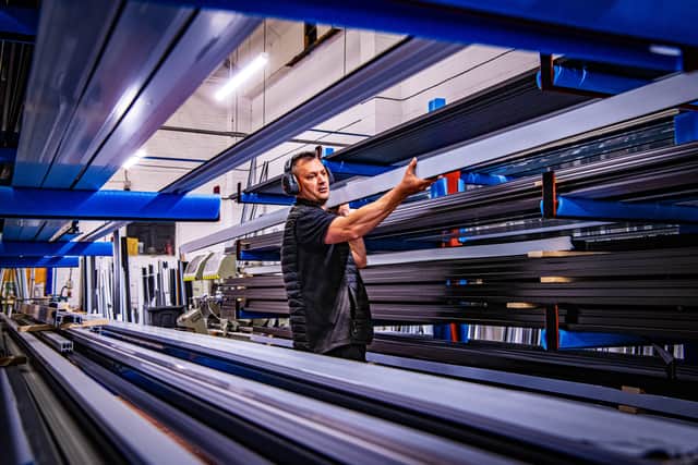 The company has set up an aluminium side of the business, crafting aluminium and uPVC product (Photo by Tony Johnson)