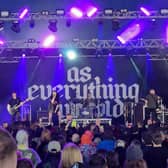 As Everything Unfolds pictured performing at SlamDunk 2024