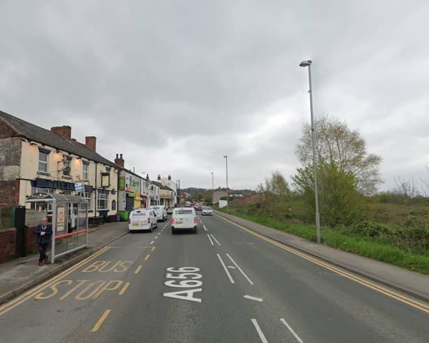 A man has been killed after a crash that was reported on Front Street, Glasshoughton, Castleford, on May 28. Photo: Google.