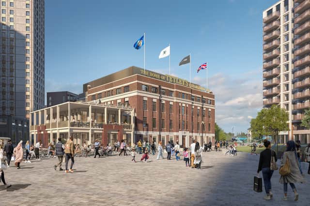 The developer aims to make the building the crown jewel in Leeds' new Aire Park development located on the South Bank. Pic: Vastint UK
