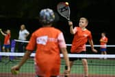 Children pictured playing at Roundhay Park tennis courts in 2019. 
