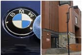 Karl Jackson was sentenced at Leeds Crown Court for the theft of the BMW