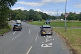 The collision occurred on the Eastbound carriageway of the A6120 Ring Road, Moortown. Picture: Google