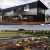 CGI images showing what the planned Parklife Hub at the former Matthew Murray school site, in Holbeck, could look like. Pictures: Leeds City Council/NPS Group.
