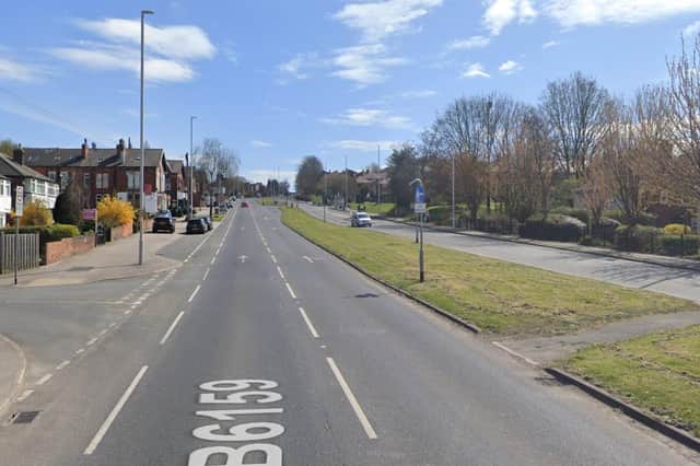 The car was brought to a stop on Selby Road, Leeds. Picture: Google
