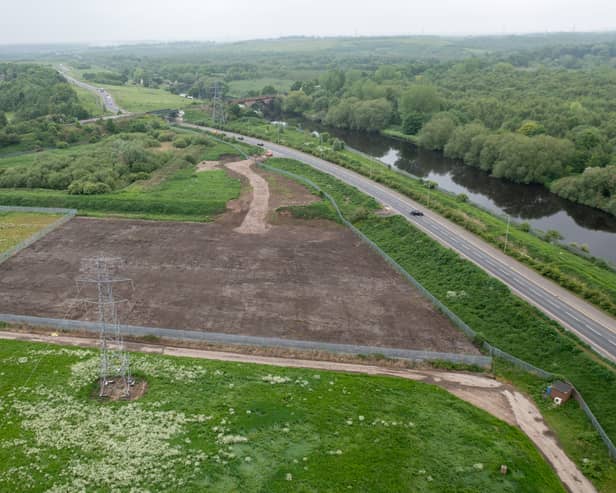 Plots six and seven at the Wakefield City Fields are set to go for sale. Pic: Avison Young