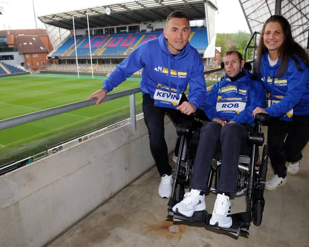 Former Rhinos captain Sinfield said the world had “lost a great man”. Picture: Steve Riding