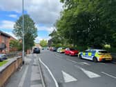 Armed officers and police negotiators were called to an address in Half Mile Green, Stanningley. Picture: National World
