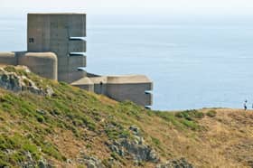 German Observation Tower on south coast cliffs, Guernsey