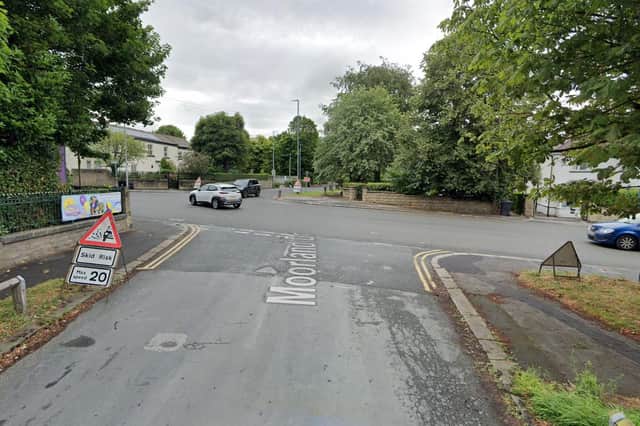 The collision happened at around 3.40pm on Moorland Drive. Picture: Google