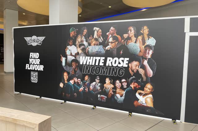 American fast food chain Wingstop looks set to open its second branch in Leeds as signs appeared at the White Rose Shopping Centre.