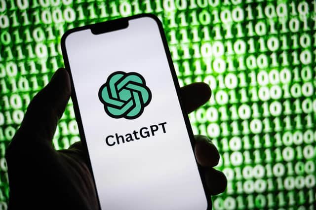 This illustration photograph shows the logo of ChatGPT. Photo: SEBASTIEN BOZON/AFP via Getty Images