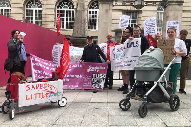 Parents in Leeds have previously held demonstrations in the hope of saving Little Owls nurseries.