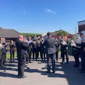 Uppermill Brass Band will play on Sunday, June 23.