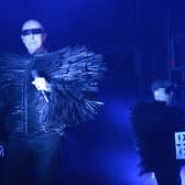 [L-R] Neil Tennant and Chris Lowe of Pet Shop Boys. The iconic pop duo are set to headline the Isle of Wight Festival on Saturday night - will the weather hold out for their latest "Dreamworld" performance in Newport, however? (Credit: Jason Kempin/Getty Images for Coachella) 