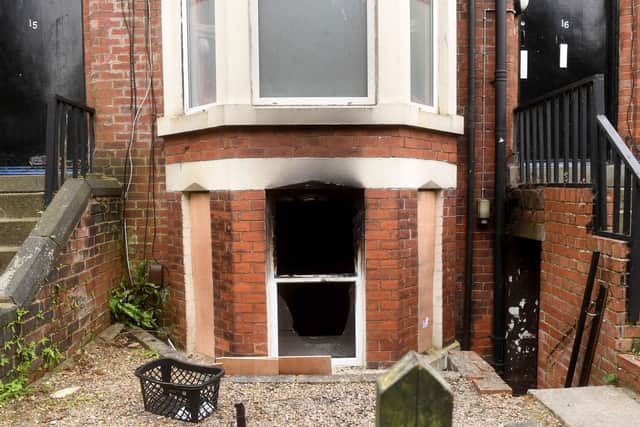 Firefighters rushed to a blaze at Cambrian Terrace on June 25.