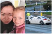 Justyna Hulboj and Lena died after being struck by the Audi TT driven by Hardeep Bhachu. (pics by WYP / National World)