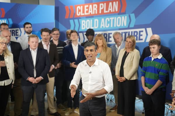Prime Minister Rishi Sunak issued a plea to Conservative voters in Leeds this evening.