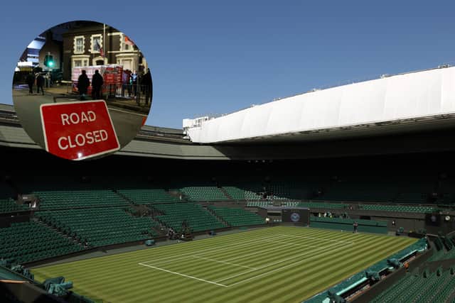 Wimbledon 2024 begins on July 1 2024, with an estimated 500,000+ people expected to attend the event over the next fortnight. But what travel advice is there for those attending - and what road closures are occurring around SW19? (Credit: Getty Images)