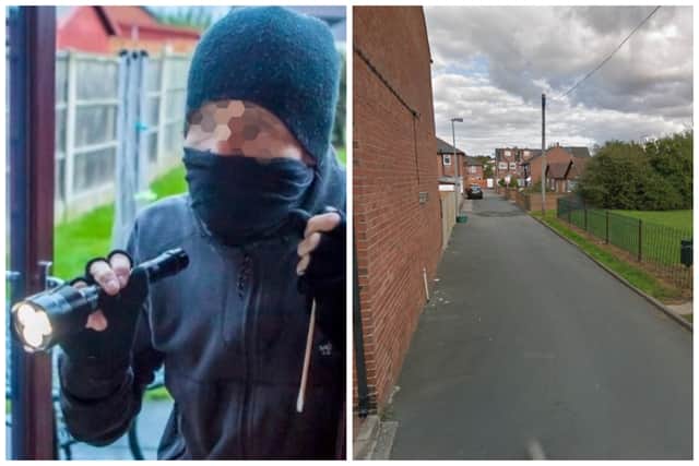 Scoffins broke into the man's home on Manor View while he was sleeping and stole items, including his late wife's wedding ring. (library pics by National World / Google Maps)