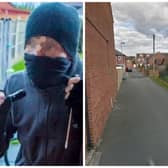 Scoffins broke into the man's home on Manor View while he was sleeping and stolen items, including his late wife's wedding ring. (library pics by National World / Google Maps)