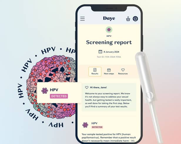 Daye have released the world's first HPV screening tampon. (Photo: Daye)