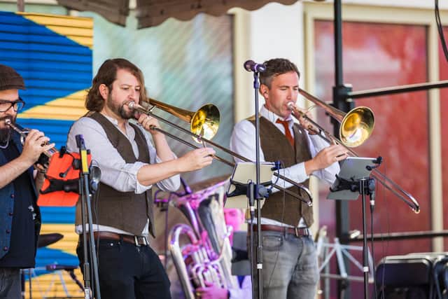 The Glass Works square on Saturday will host the return of the popular music festival, Brassed On! 