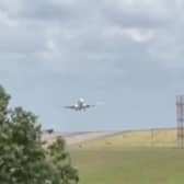 The Jet2 flight abandons its landing at Leeds Bradford Airport