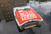 Wasteshark, a litter-eating 'shark', is cleaning Leeds waterways in the city centre. Photo: Yorkshire Design Group