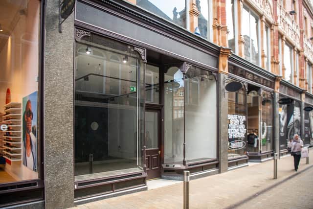 Liam Gallagher's Pretty Green on King Edward Street, Leeds City Centre has closed down.