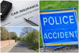 Matthews drove into a tree on Royds Lane and fled the scene, then continued to lie about what had taken place. (pics by National World / Getty / Google Maps)