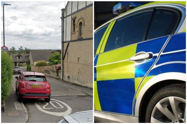 Brown was chased by police and forced to abandon his car on Ambleside Court in Pudsey. (pics by Google Maps / National World)