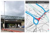 The removal of the Wellington Road footbridge will take place this weekend.