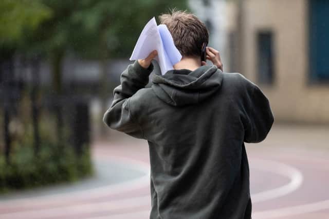 GCSE results day can be a stressful time for students who may not have done as well as they had hoped (Stock photo: Dan Kitwood/Getty Images)