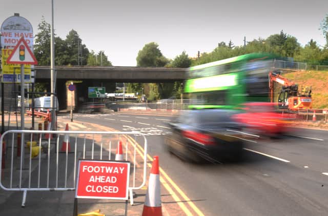 The final phase of works are underway on the Armley Gyratory’s Wellington footbridge.