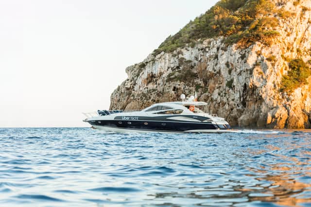 Uber Yacht is coming to Ibiza this summer. Photo: Uber/ Hope and Glory