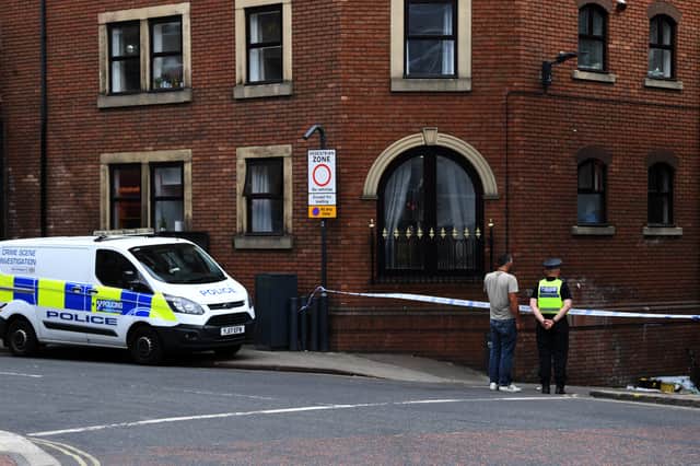 A 39-year old-man has been taken to hospital with serious injuries.