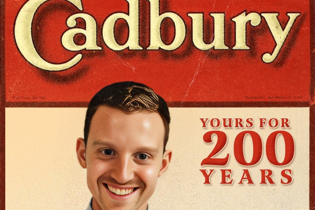 Cadbury Sticker How to make your own retro Cadbury poster
