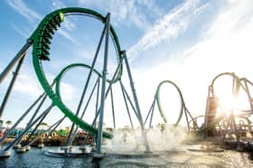 The Incredible Hulk Coaster at Universal Orlando Resort