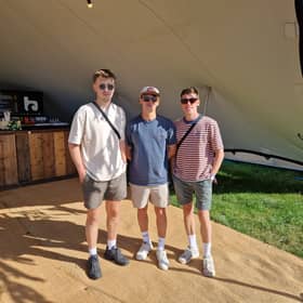 Corella enjoying the sunshine at Boardmasters