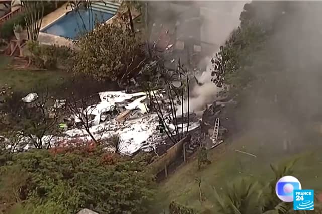Site of passenger plane crash which killed all 61 aboard.