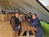 Wunderhorse before making their Boardmasters main stage debut
