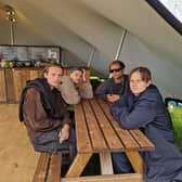 Wunderhorse before making their Boardmasters main stage debut